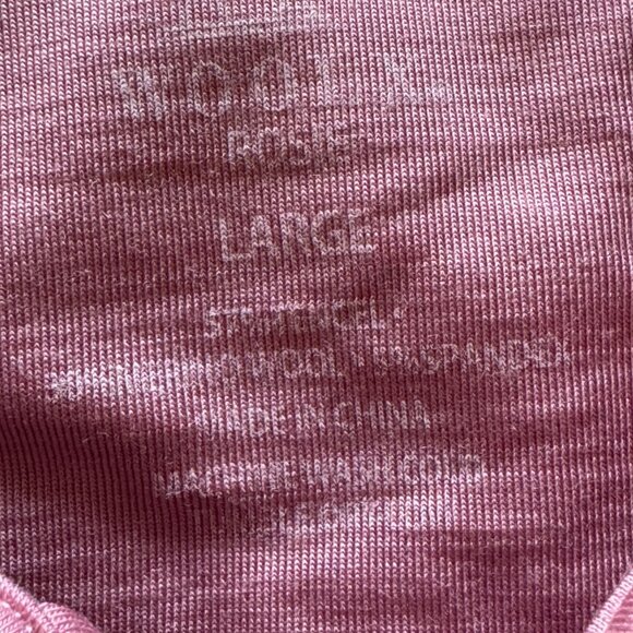 NEW Woolx Merino Blend Rosie Sleeveless Polo Dusty Rose Women's Large - Picture 3 of 3